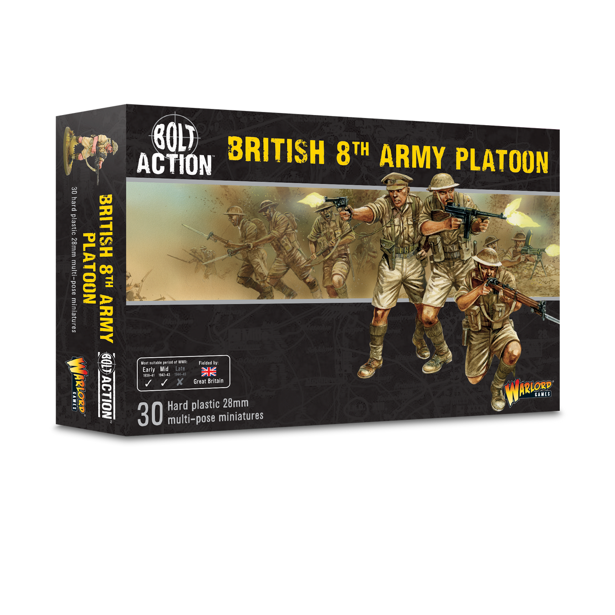 Warlord Games Bolt Action - British 8th Army Platoon CHECK Kits warlord games Ltd