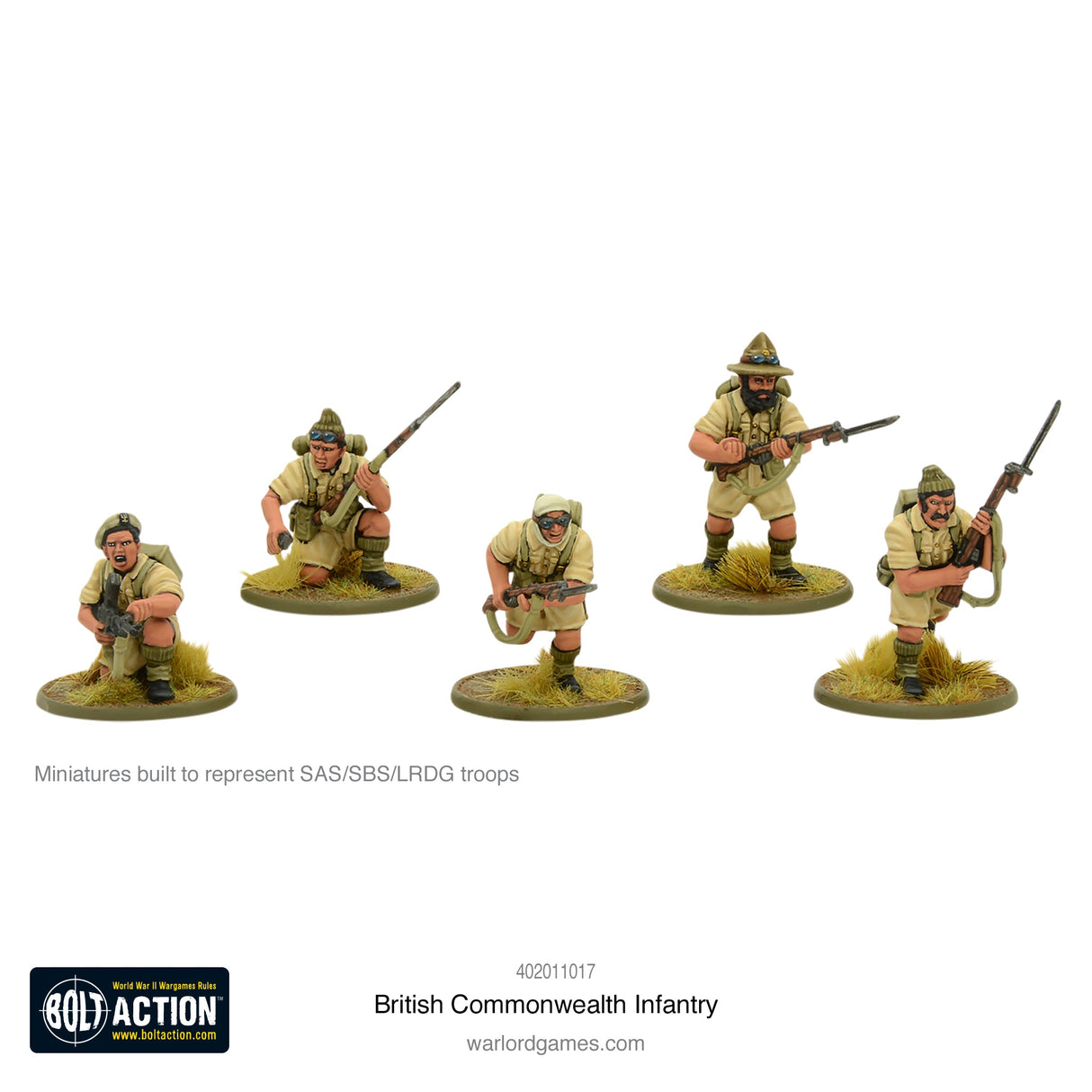 Warlord Games Bolt Action - British Commonwealth Infantry CHECK Kits warlord games Ltd