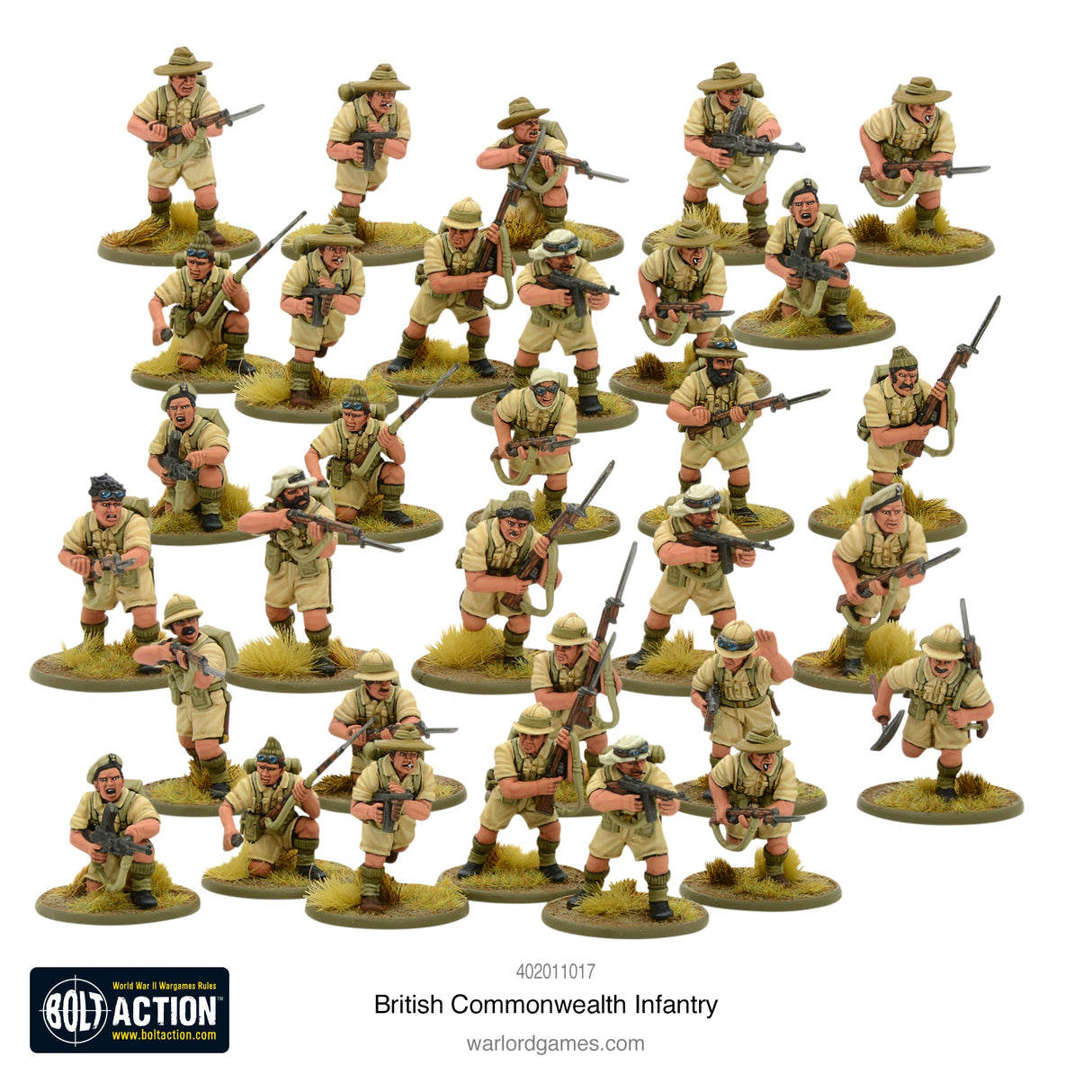 Warlord Games Bolt Action - British Commonwealth Infantry CHECK Kits warlord games Ltd