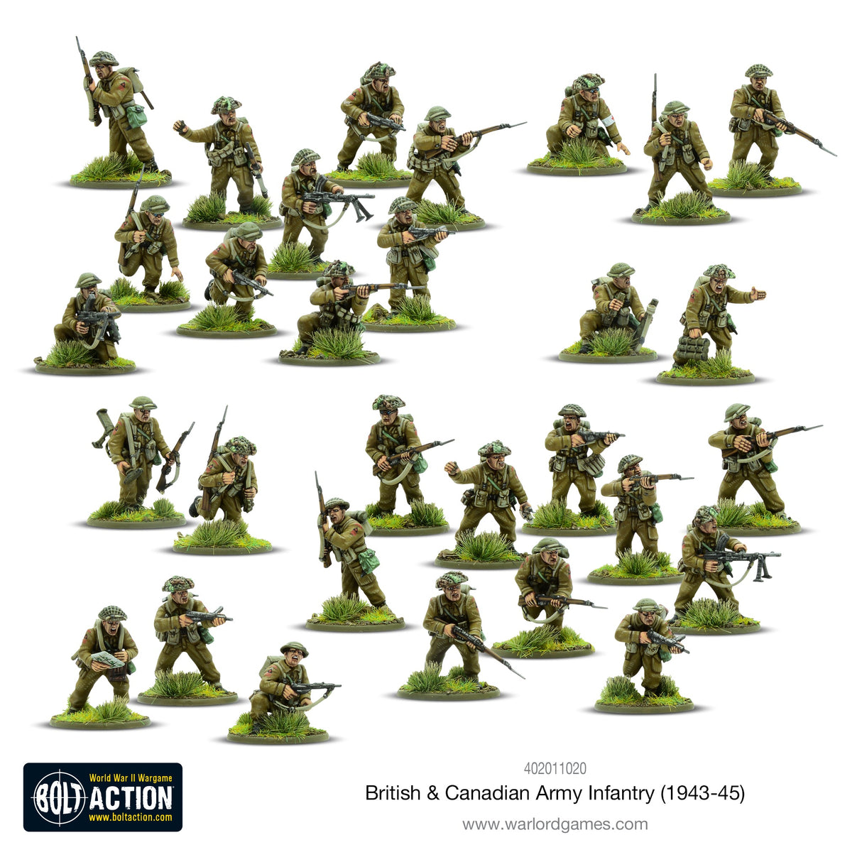 Warlord Games Bolt Action - British & Canadian Army Infantry (1943-45) CHECK Kits warlord games Ltd