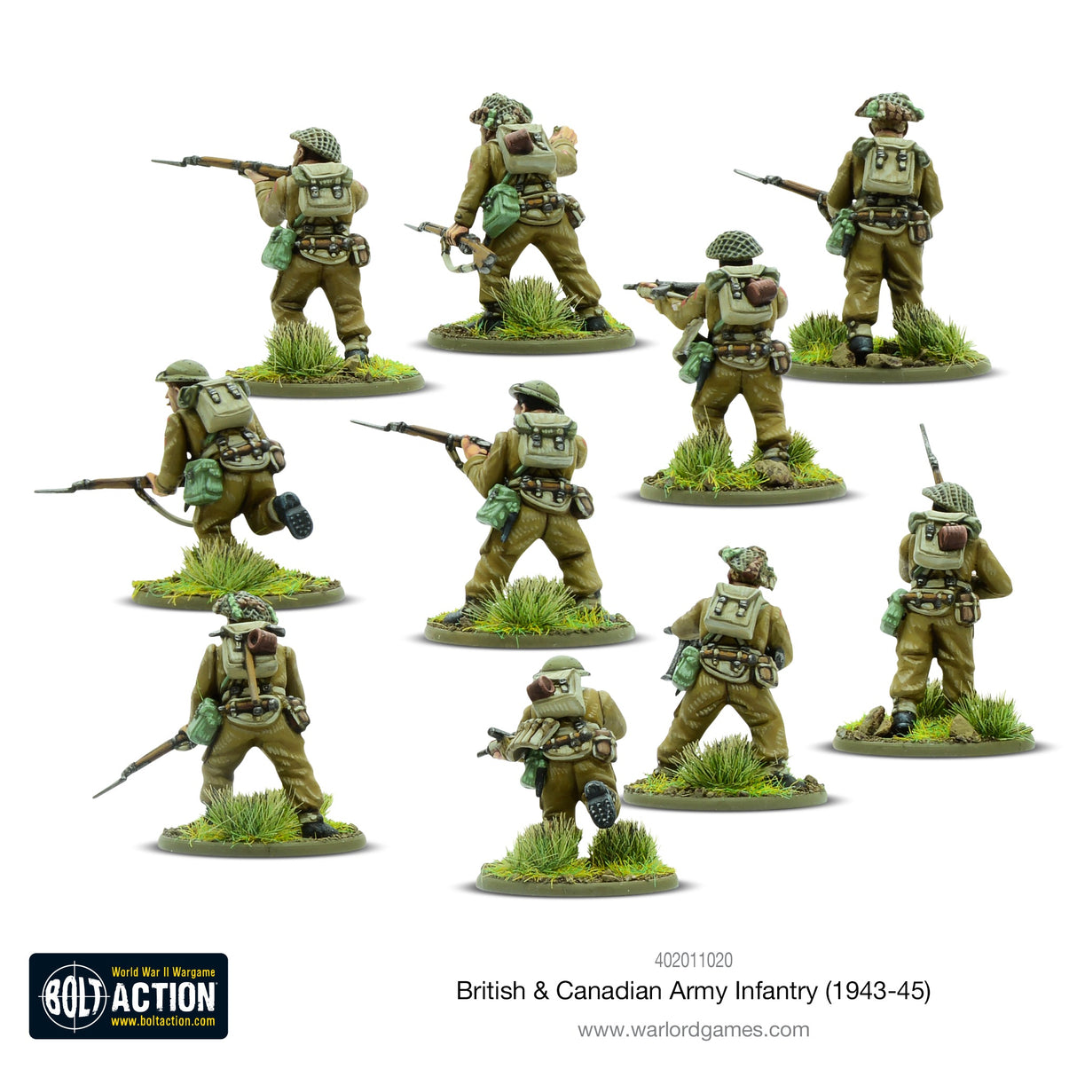 Warlord Games Bolt Action - British & Canadian Army Infantry (1943-45) CHECK Kits warlord games Ltd