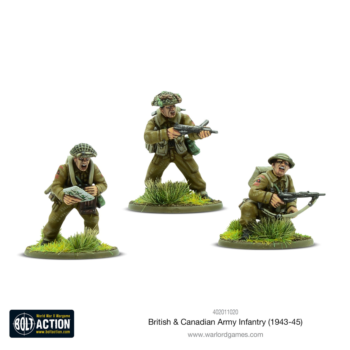 Warlord Games Bolt Action - British & Canadian Army Infantry (1943-45) CHECK Kits warlord games Ltd
