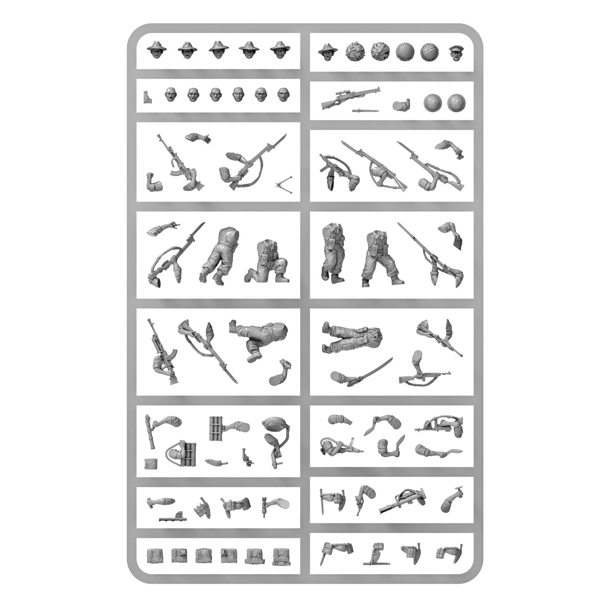 Warlord Games Bolt Action 1/56 - Gurkha Infantry Platoon NEEDS PRICE CONFIRMATION MODELS warlord games Ltd