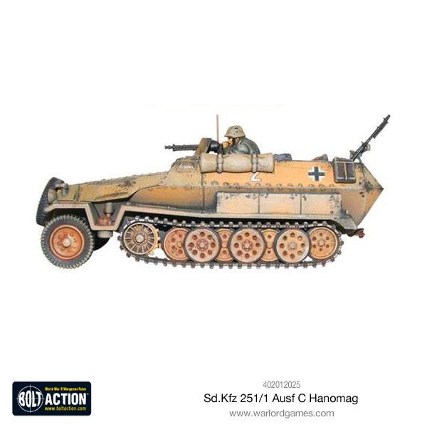 Warlord Games Bolt Action - Sd.Kfz 251/1 Ausf C "Hanomag" CHECK Kits warlord games Ltd