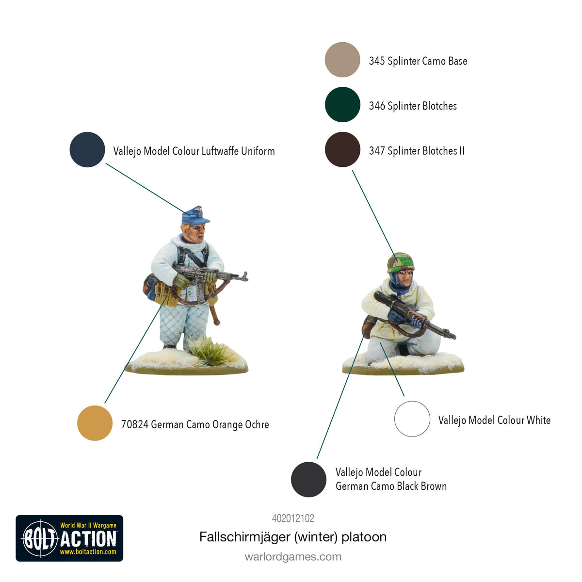 Warlord Games Bolt Action 1/56 - Fallschirmjäger (Winter) Platoon NEEDS PRICE CONFIRMATION MODELS warlord games Ltd