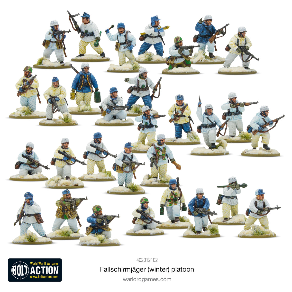 Warlord Games Bolt Action 1/56 - Fallschirmjäger (Winter) Platoon NEEDS PRICE CONFIRMATION MODELS warlord games Ltd
