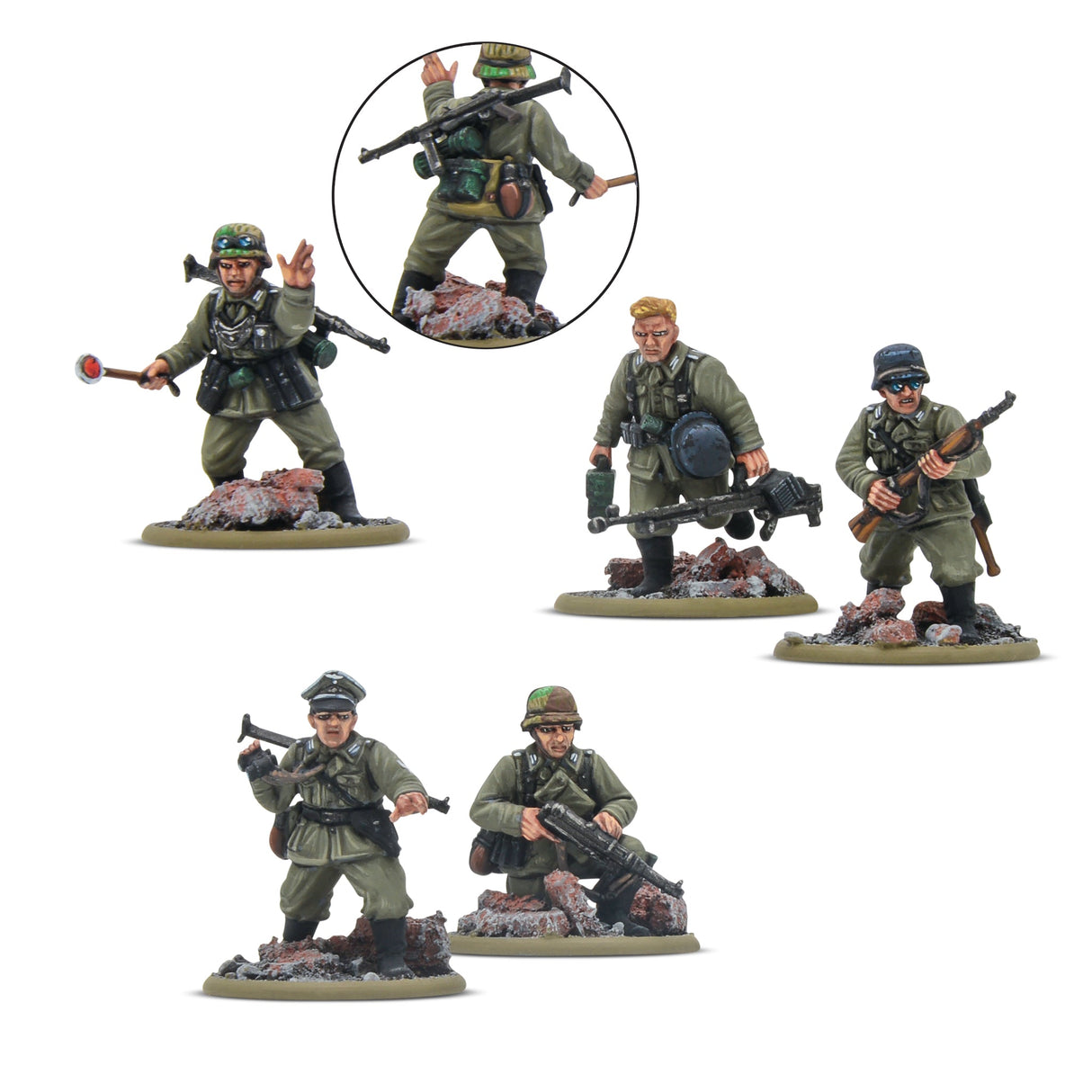 Warlord Games Bolt Action - German Veterans Infantry Platoon Scale Model warlord games Ltd