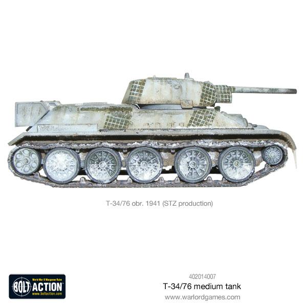 Warlord Games Bolt Action - T34/76 Medium Tank Scale Model warlord games Ltd