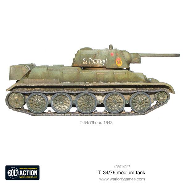 Warlord Games Bolt Action - T34/76 Medium Tank Scale Model warlord games Ltd
