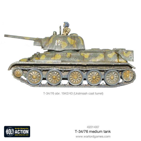 Warlord Games Bolt Action - T34/76 Medium Tank Scale Model warlord games Ltd