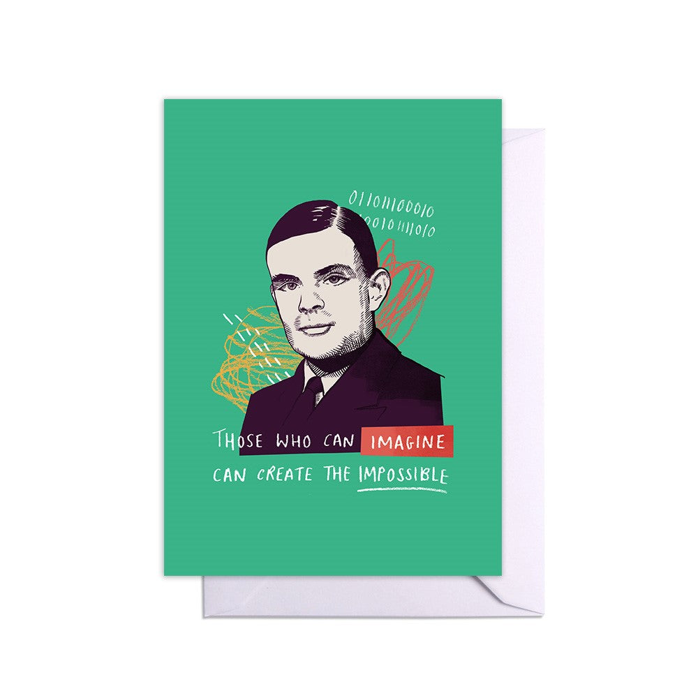 Alan Turing Greetings Card