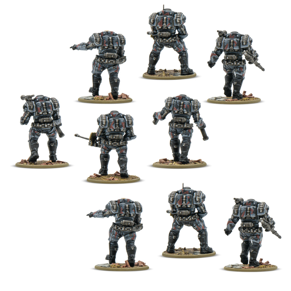 Warlord Games Konflikt'47 - Stahltruppen Heavy Infantry Scale Model warlord games Ltd