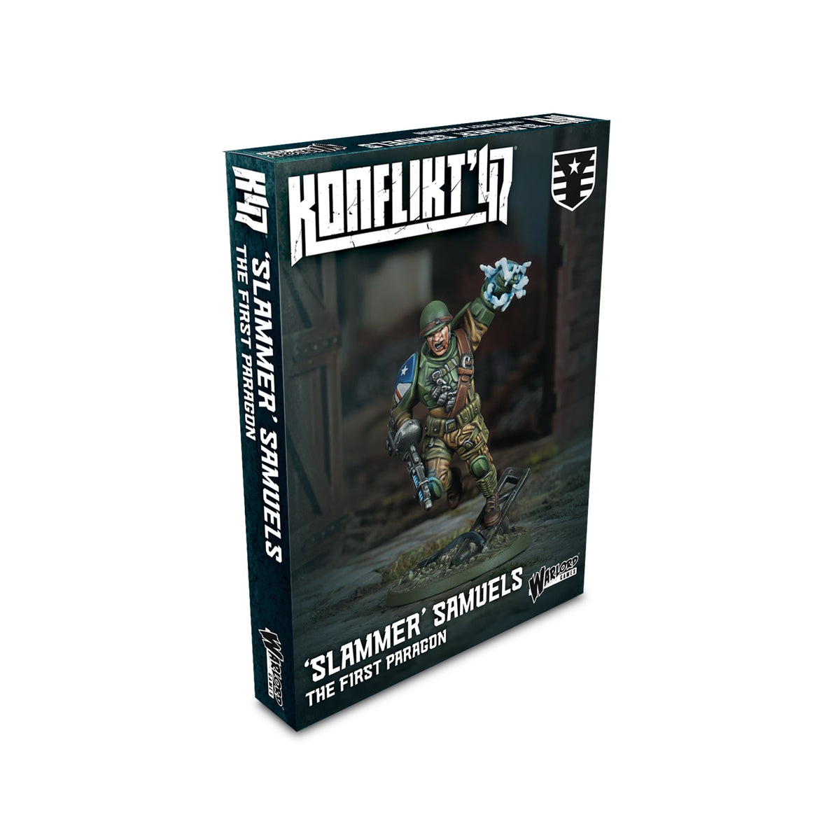 Warlord Games 1/56 Konflikt'47 - Slammer' Samuels The First Paragon NEEDS PRICE CONFIRMATION MODELS warlord games Ltd