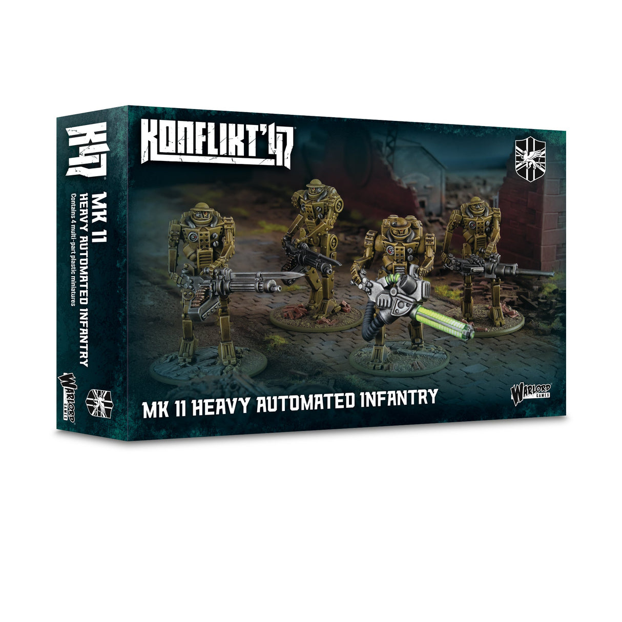 Warlord Games Konflikt'47 - Mk II Heavy Automated Infantry Scale Model warlord games Ltd