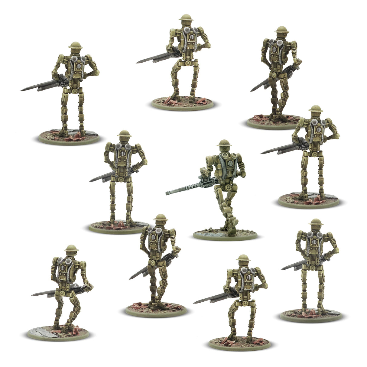 Warlord Games Konflikt'47 - Automated Infantry Platoon CHECK Kits warlord games Ltd