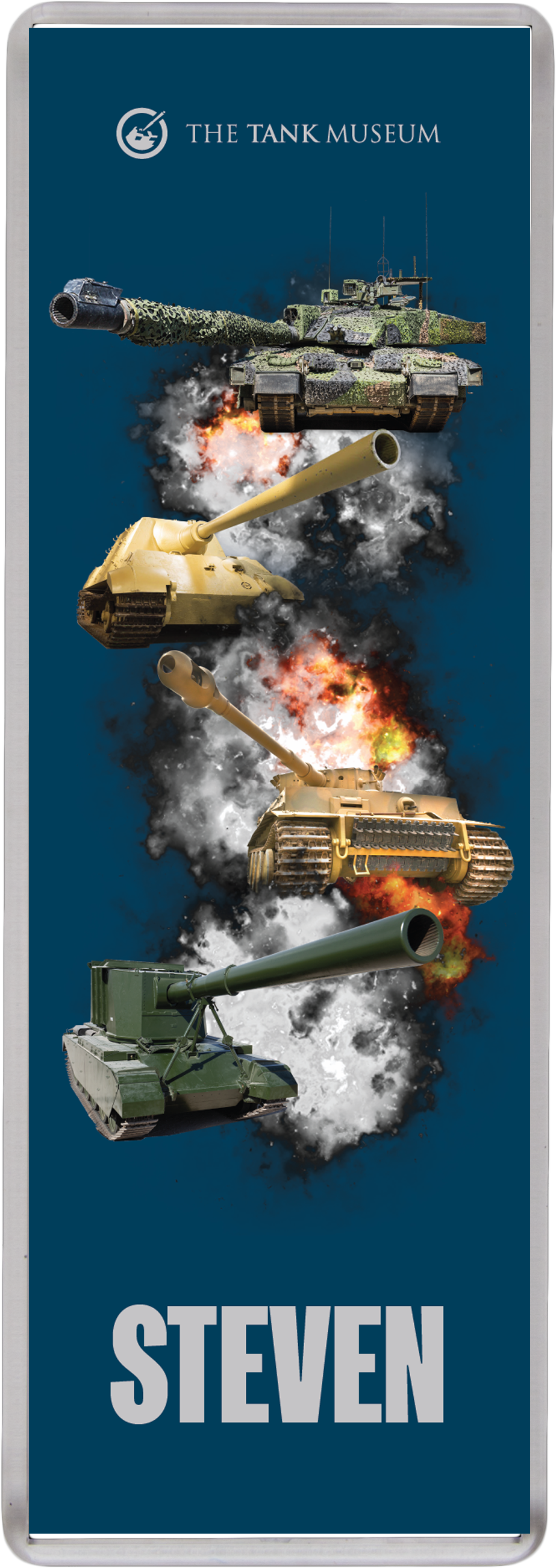 4 Tanks Personalised Magnet