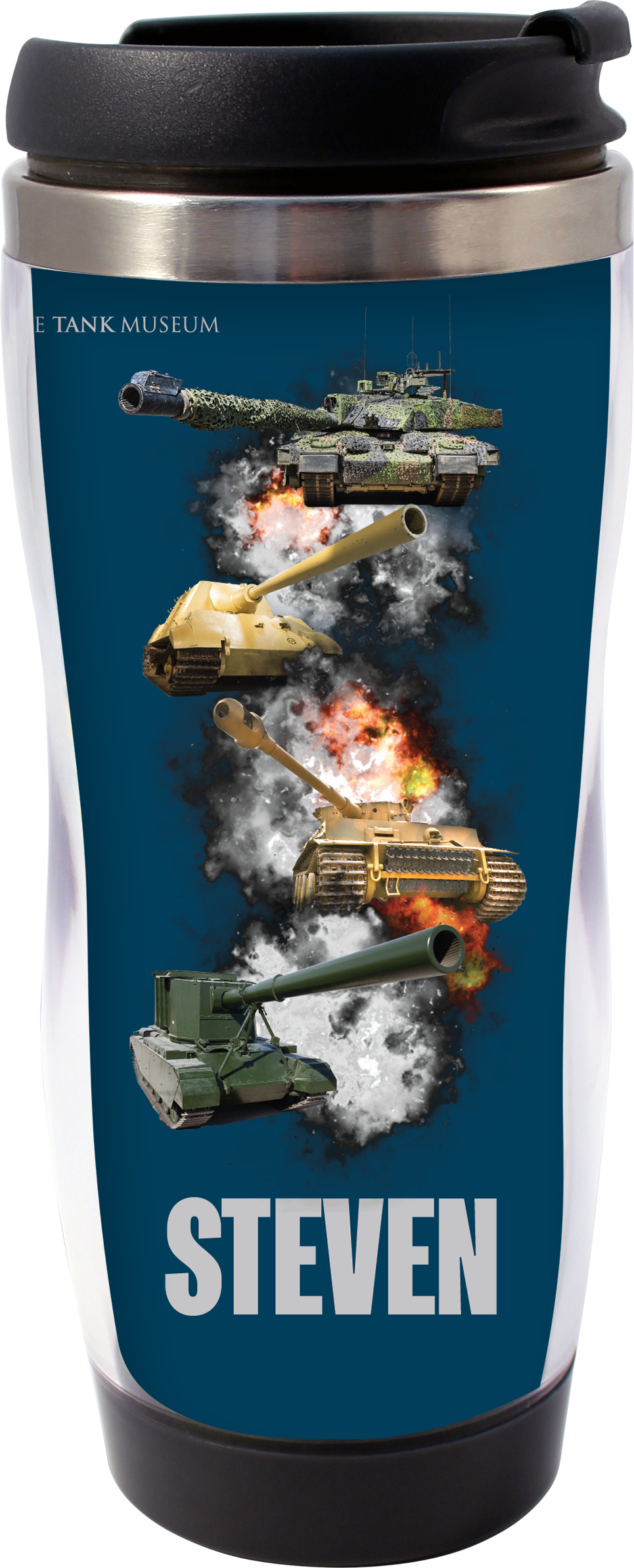 4 Tanks Personalised Travel Mug