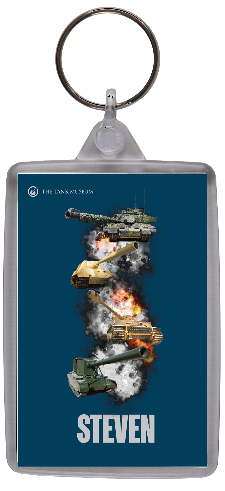 4 Tanks Personalised Keyring Keyring My Moments