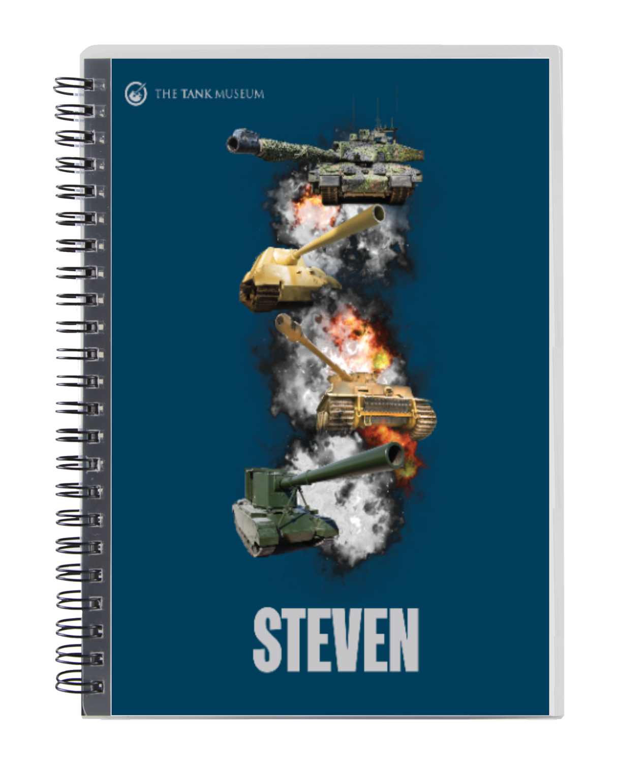 4 Tanks Personalised Notebook
