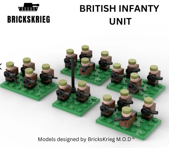 Brickskrieg: Battle in a Box Starter Set Game BricksKrieg