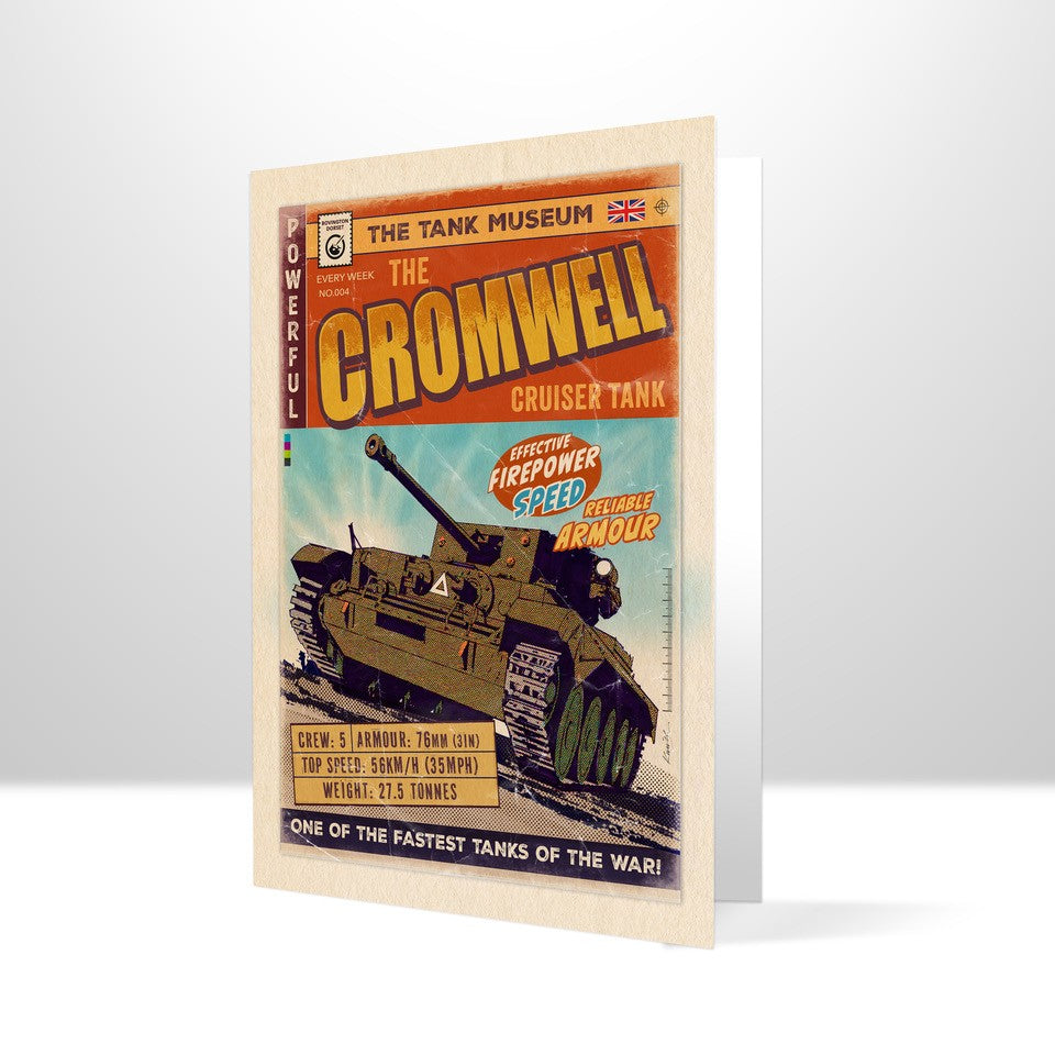 Cromwell Comic Greetings Card Greetings Card Kevin Williamson