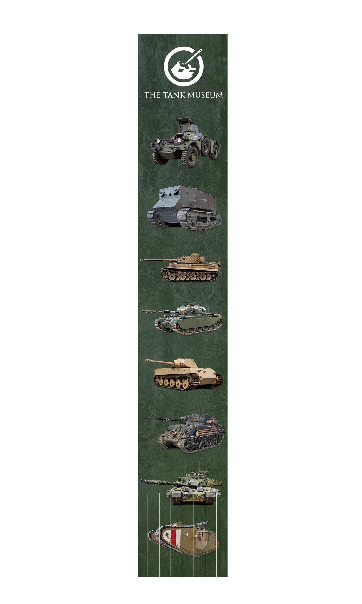 Tanks Montage Bookmark Stationery Emblem