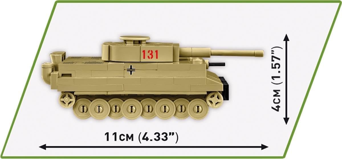 Cobi Tiger 131 1:72 Scale Brick Model Kit Cobi