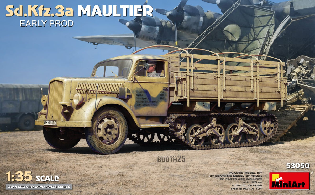 MiniArt 1/35 Scale: Sd.Kfz.3a Maultier Early Prod Scale Model MiniArt
