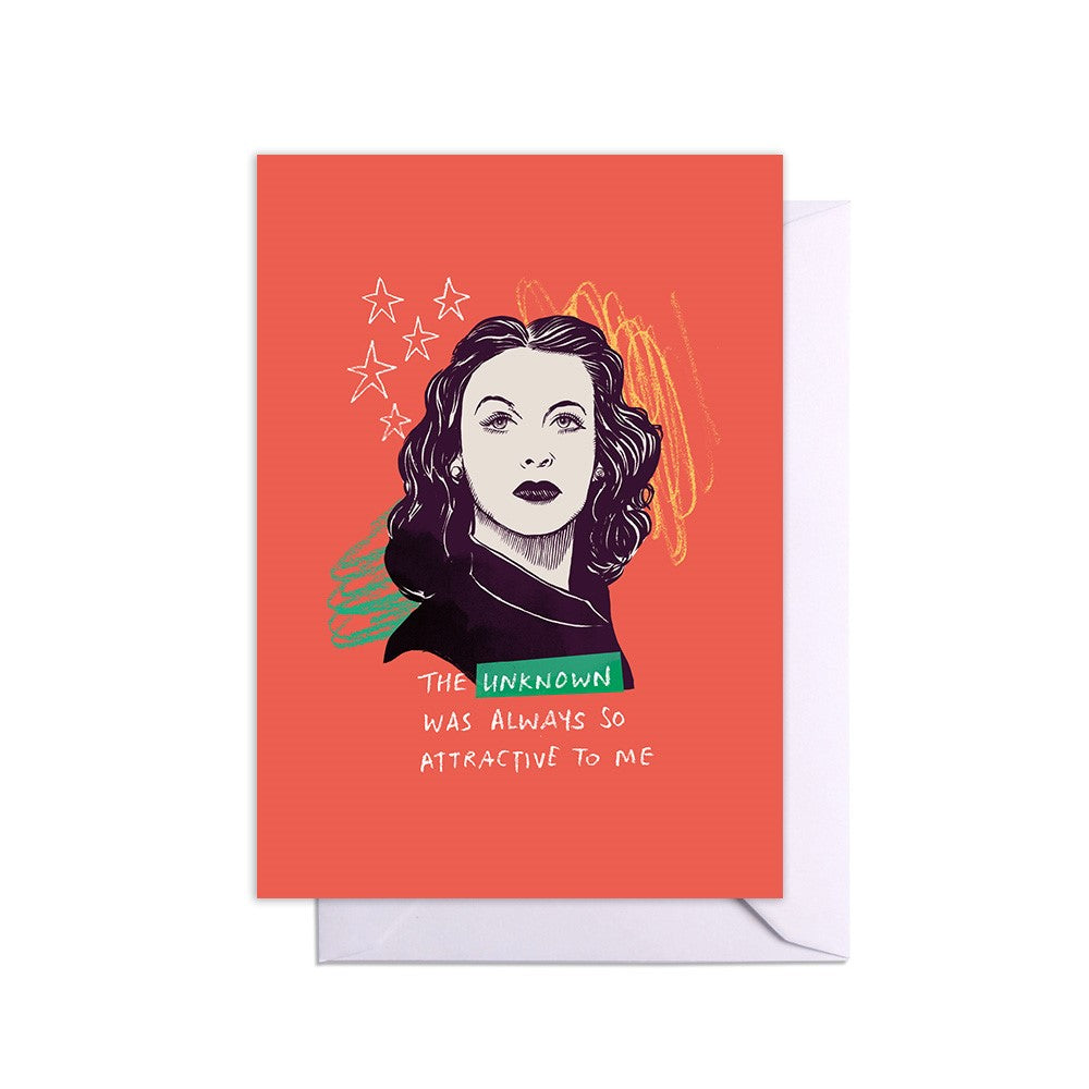 Hedy Lamar Greetings Card