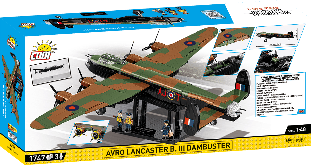 Cobi 1/48: Avro Lancaster B. III Dambuster - Executive Edition Brick Model Kit Cobi
