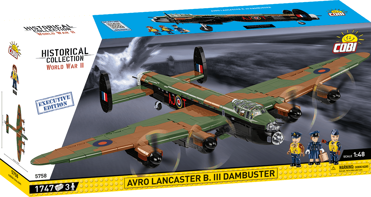 Cobi 1/48: Avro Lancaster B. III Dambuster - Executive Edition Brick Model Kit Cobi