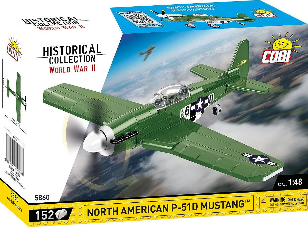 Cobi 1/48 WW2 Mustang P-51 Brick Model Kit Cobi