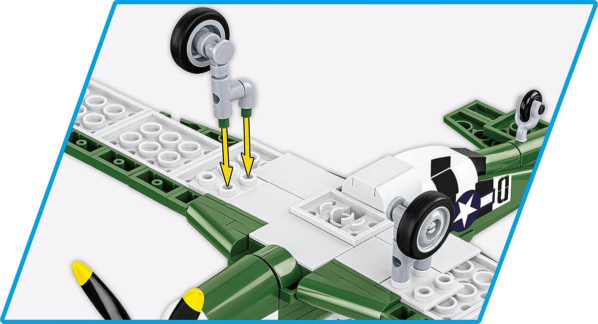 Cobi 1/48 WW2 Mustang P-51 Brick Model Kit Cobi