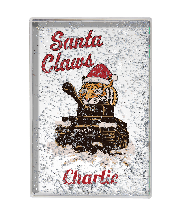 Santa Claws Personalised Glitter Block TEST Homeware My Moments