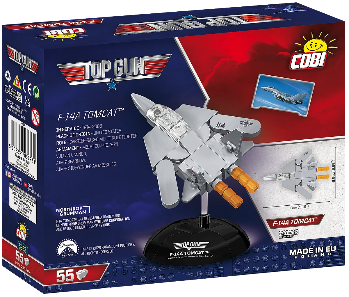 Cobi 1:300 Top Gun Maverick F-14 Cobi Cobi