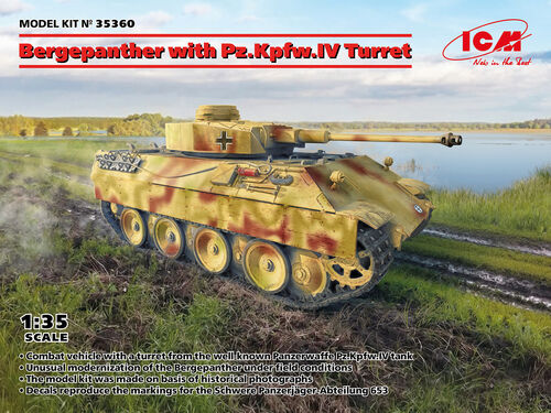1/35 Bergepanther with Pz.Kpfw.IV Turret (check) Kits The Hobby Company Limited