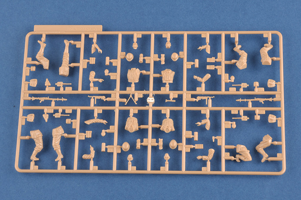 Hobby Boss 1/35 German Infantry "The Barrage Wall" Scale Model Hobby Boss