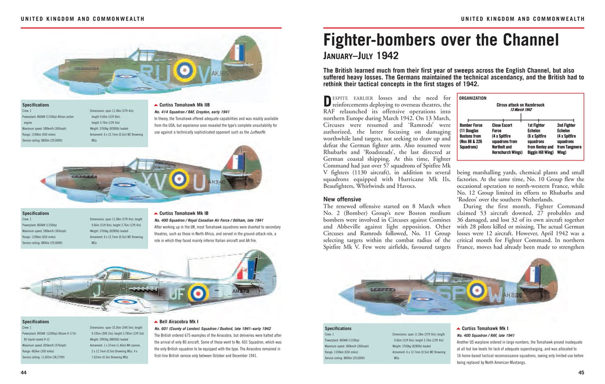 Allied Fighter Aircraft 1939-45 Book Amber