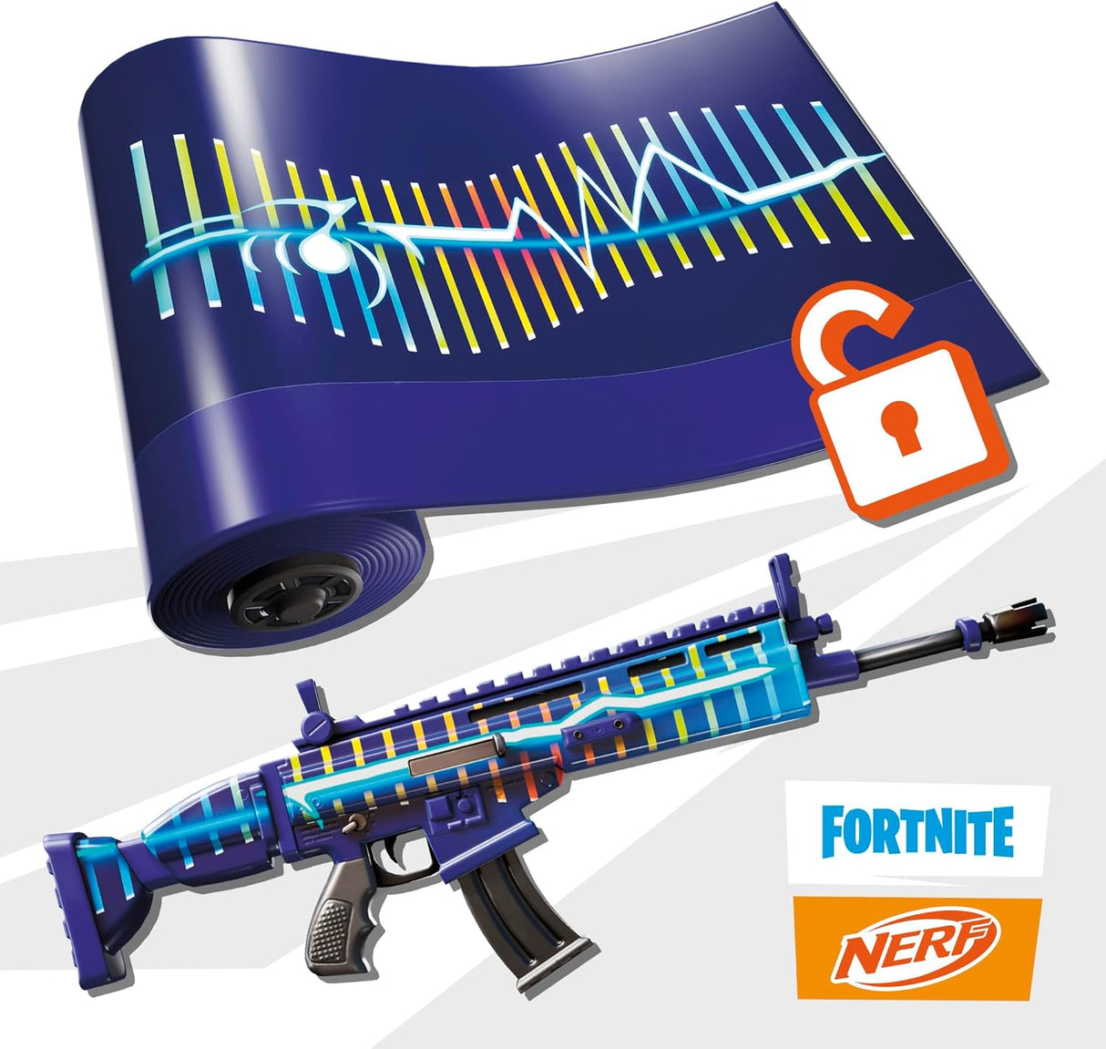 Nerf Fortnite Blue Shock Toy 66 Books