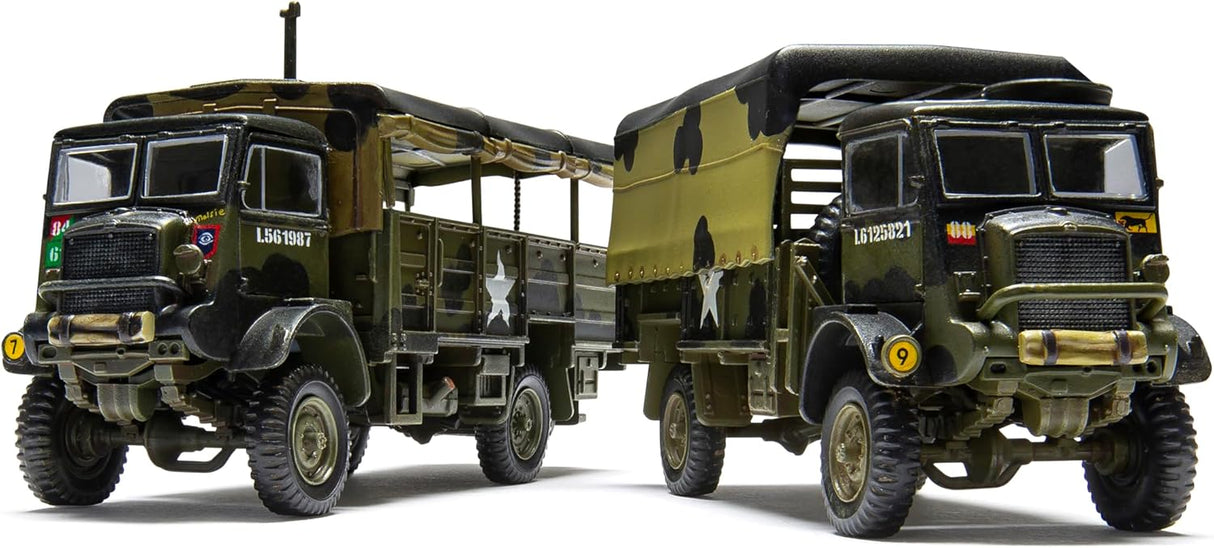 Airfix 1:76 Scale WWII 3-Ton G.S And Troop Trucks