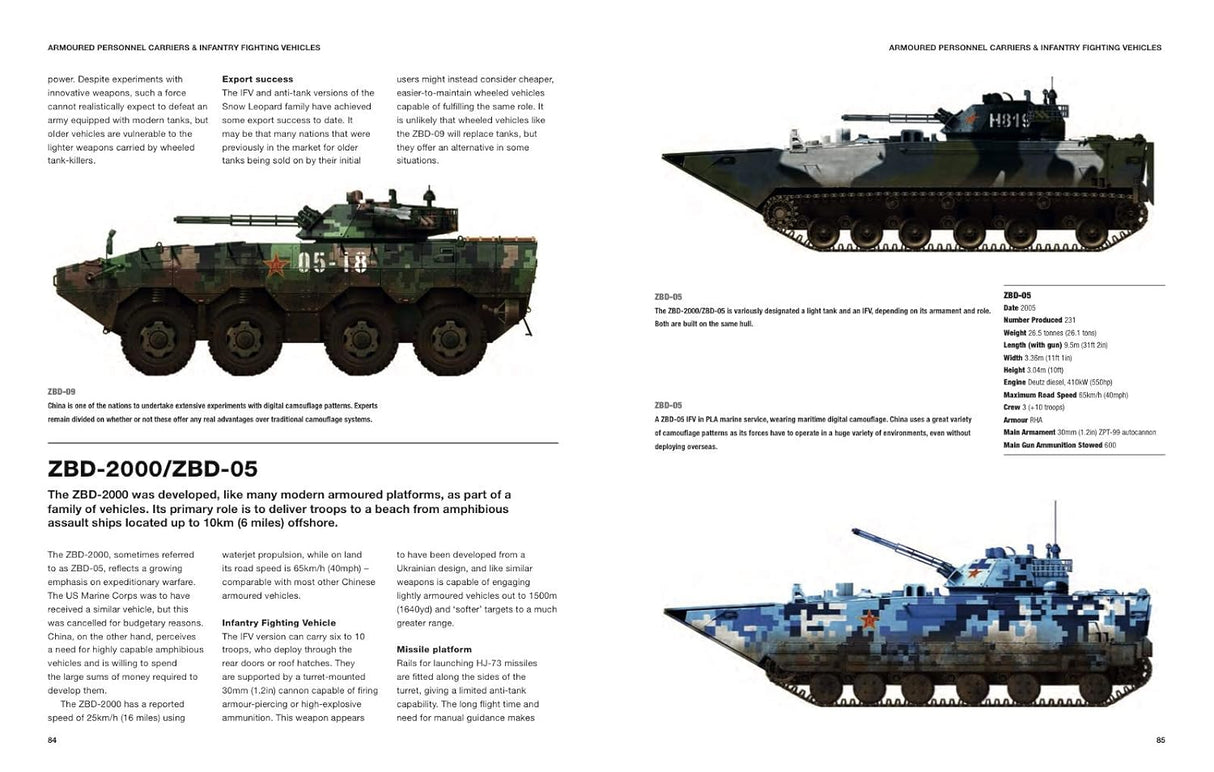 Chinese Tanks & AFVs 1950 - Present Book Amber