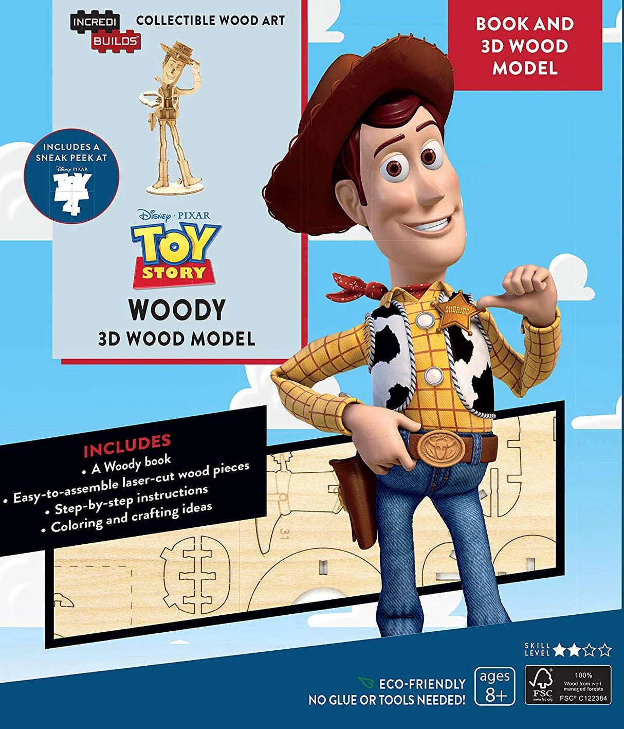 IncrediBuilds Toy Story: Woody Book and 3D Wood Model Book Bestsellers Direct Limited