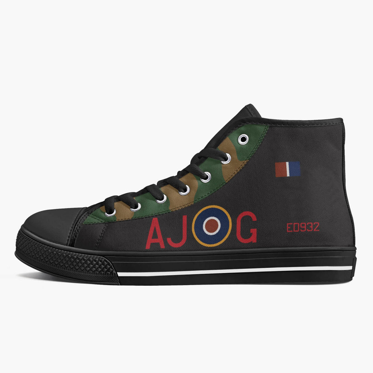 Lancaster AJ-G High Top Canvas Trainer Footwear I Love A Hanger