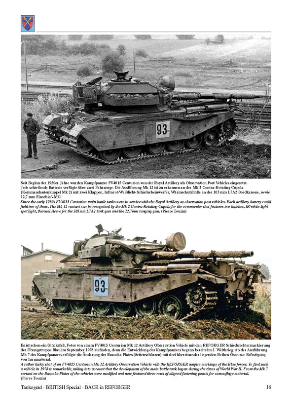 Tankograd 9012 - BAOR in Reforger Book Tankograd