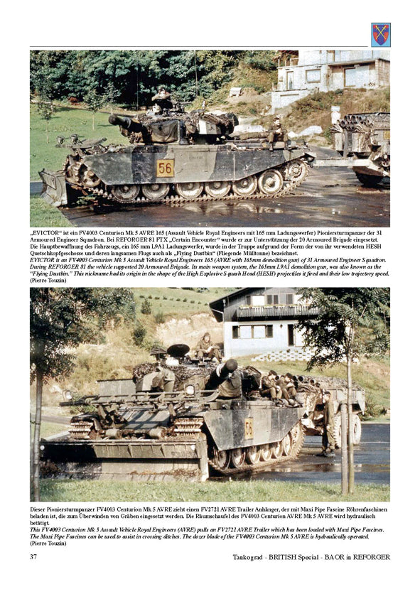 Tankograd 9012 - BAOR in Reforger Book Tankograd