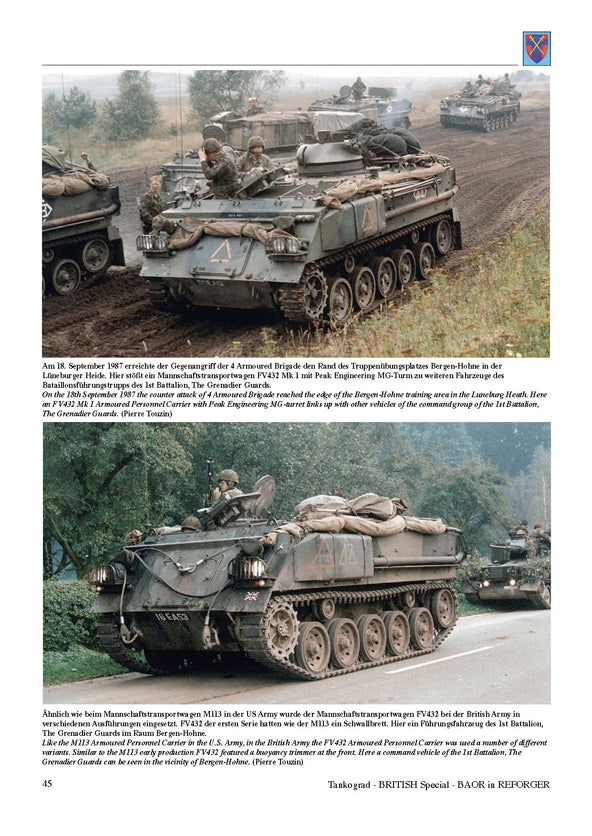 Tankograd 9012 - BAOR in Reforger Book Tankograd