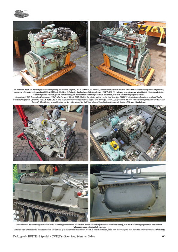 Tankograd 9033 CVR(T) Scorpion - Scimitar - Sabre Book Tankograd