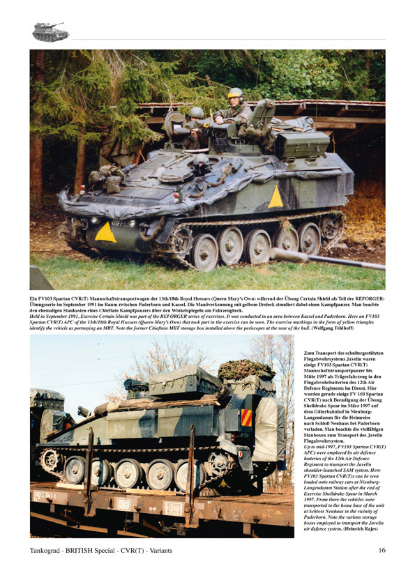 Tankograd 9034 CVR(T) Variants Book Tankograd