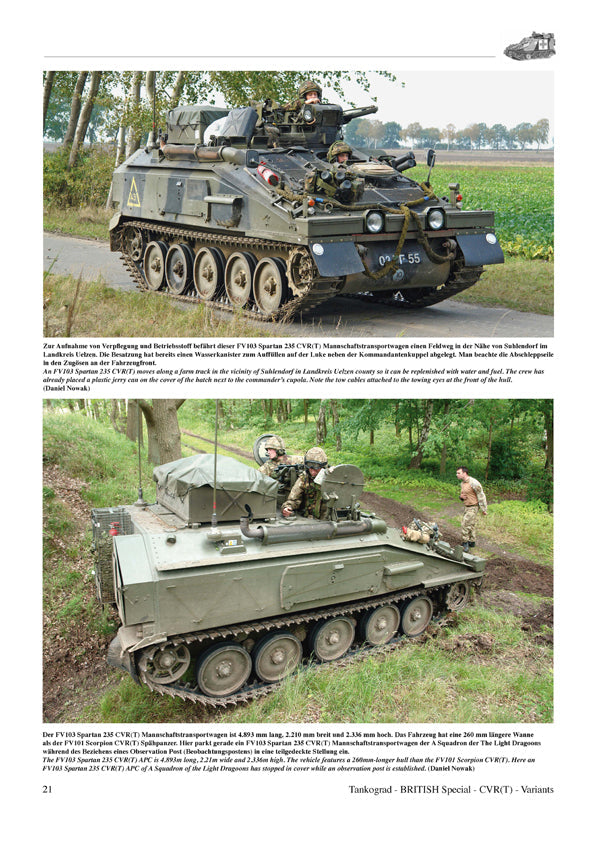 Tankograd 9034 CVR(T) Variants Book Tankograd