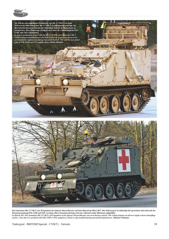 Tankograd 9034 CVR(T) Variants Book Tankograd